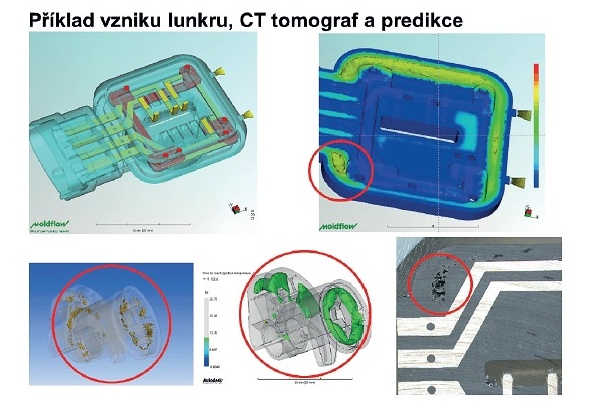 Snížení deformace a vad vstřikovaných dílů pomocí Moldflow