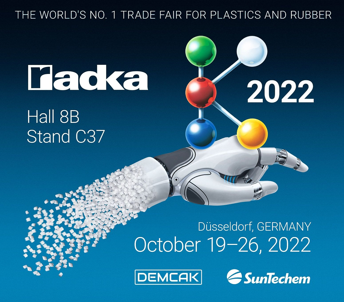 RADKA - veľtrh K 2022, Düsseldorf, 19.10.2022 - 26.10.2022