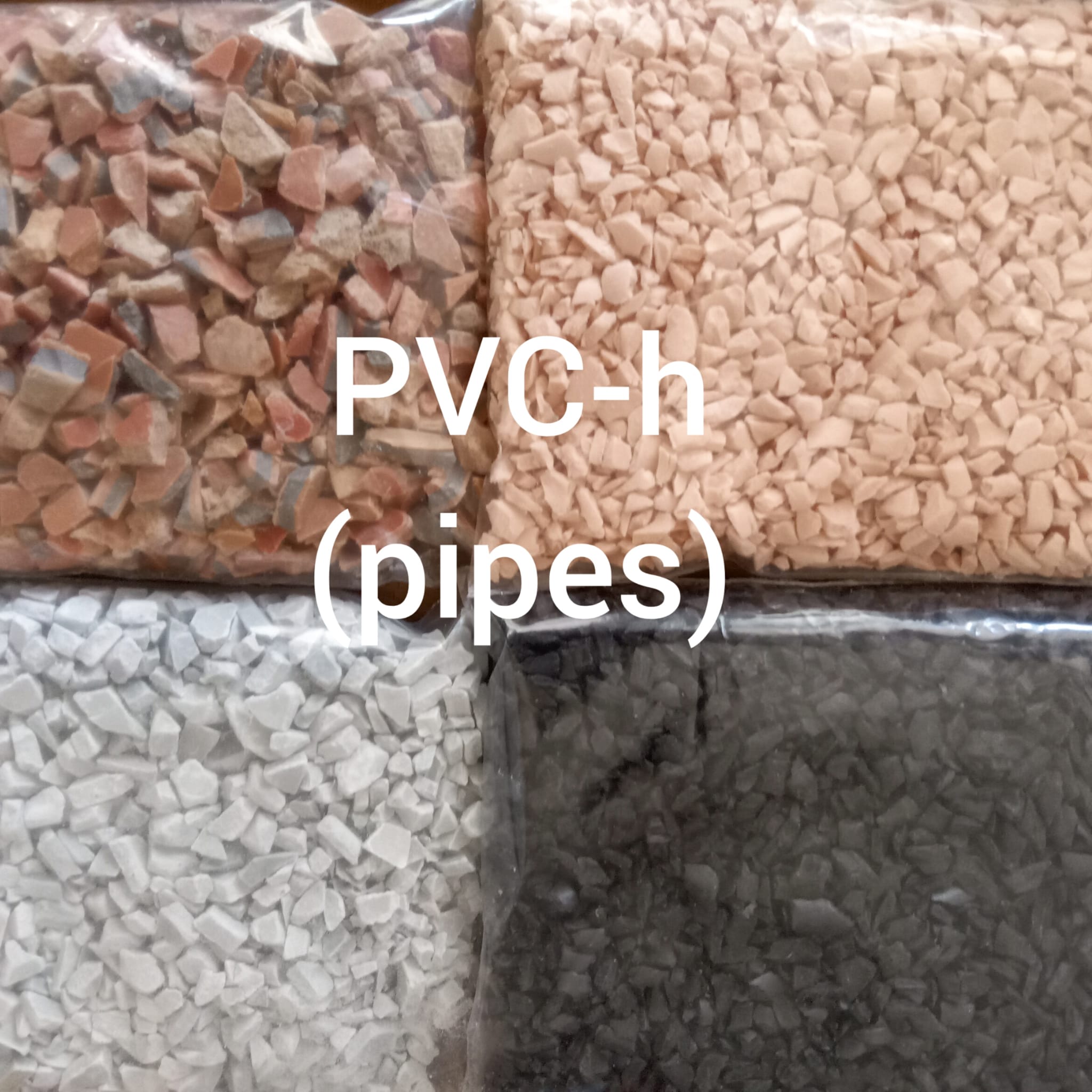 PVC - H drť z trubiek